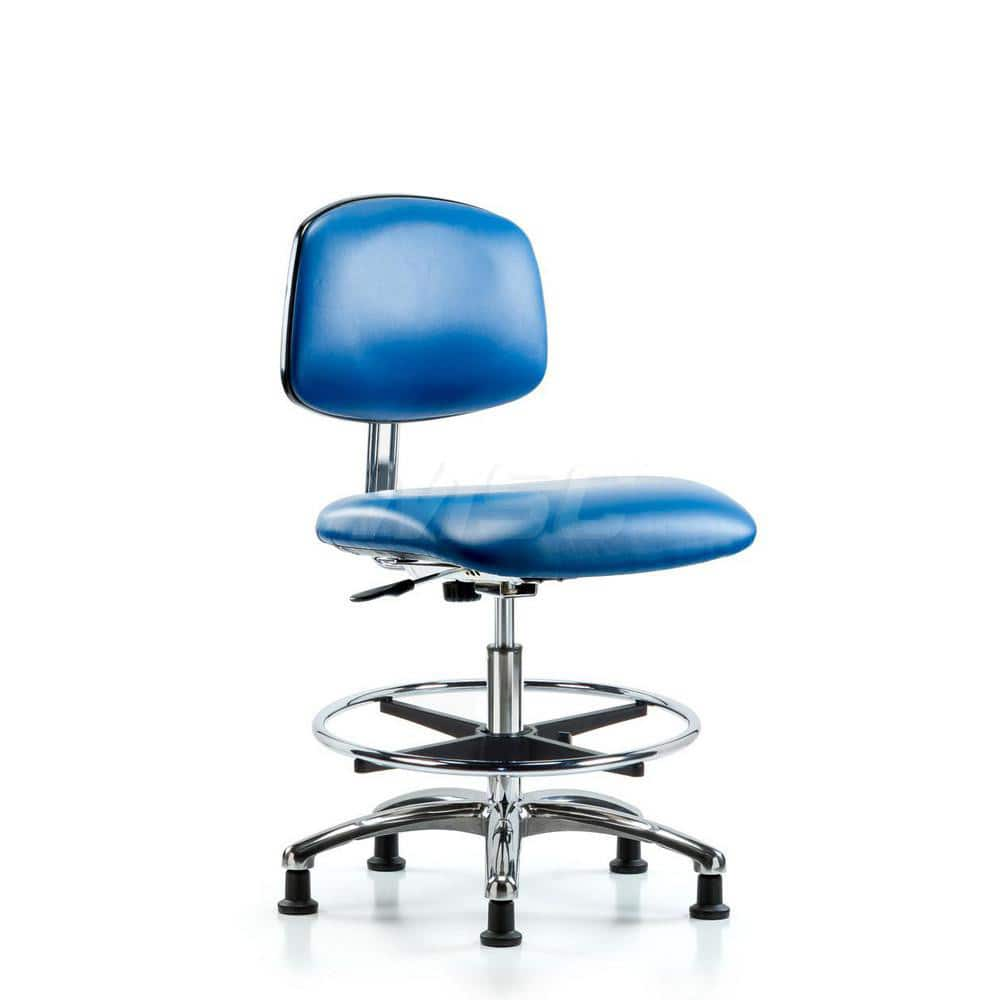 Task Chair: ESD Vinyl, Blue