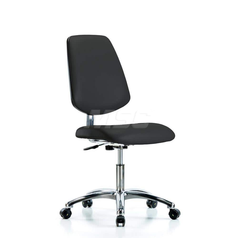 Task Chair: ESD Vinyl, Black