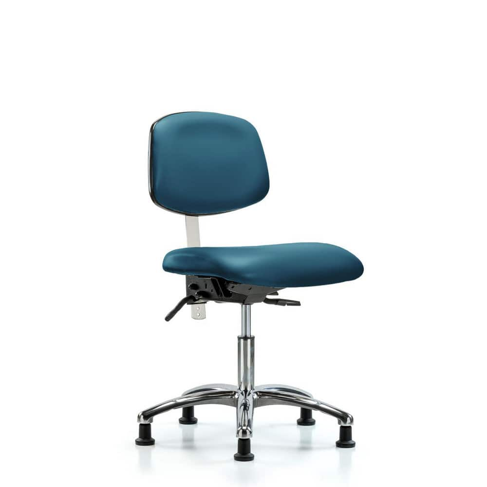 Task Chair: Vinyl, Marine Blue