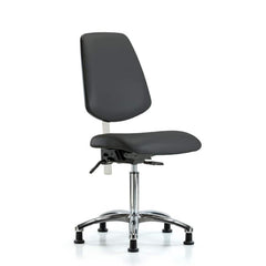 Task Chair: Vinyl, Charcoal