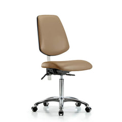 Task Chair: Vinyl, Taupe