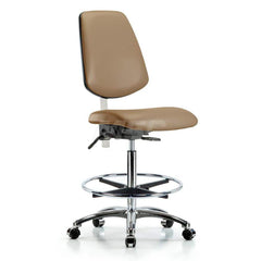 Task Chair: Vinyl, Taupe