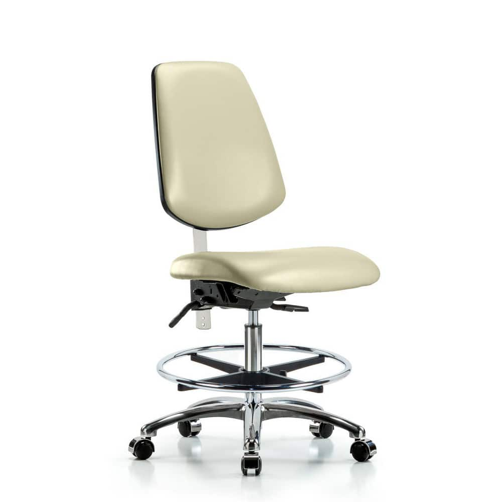 Task Chair: Vinyl, Adobe White