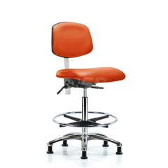 Task Chair: Vinyl, Orange Kist