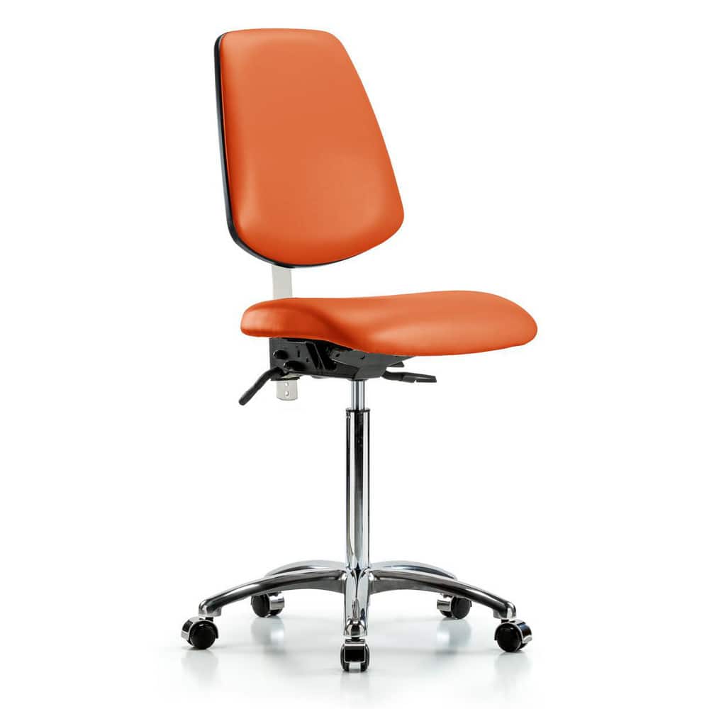 Task Chair: Vinyl, Orange Kist