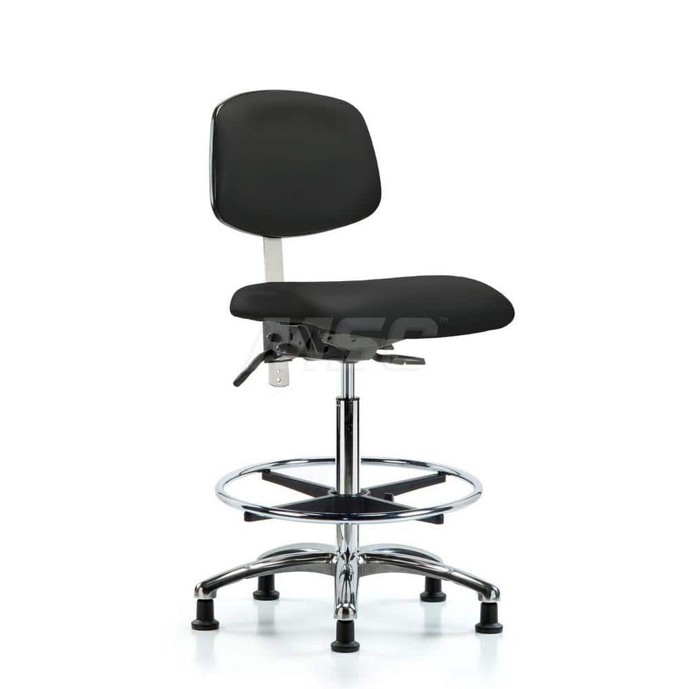 Task Chair: Vinyl, Black