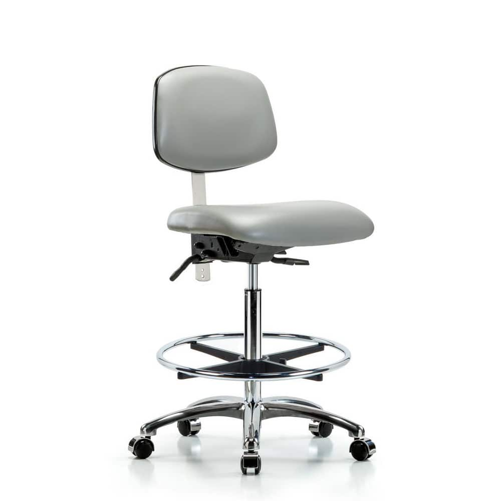 Task Chair: Vinyl, Dove