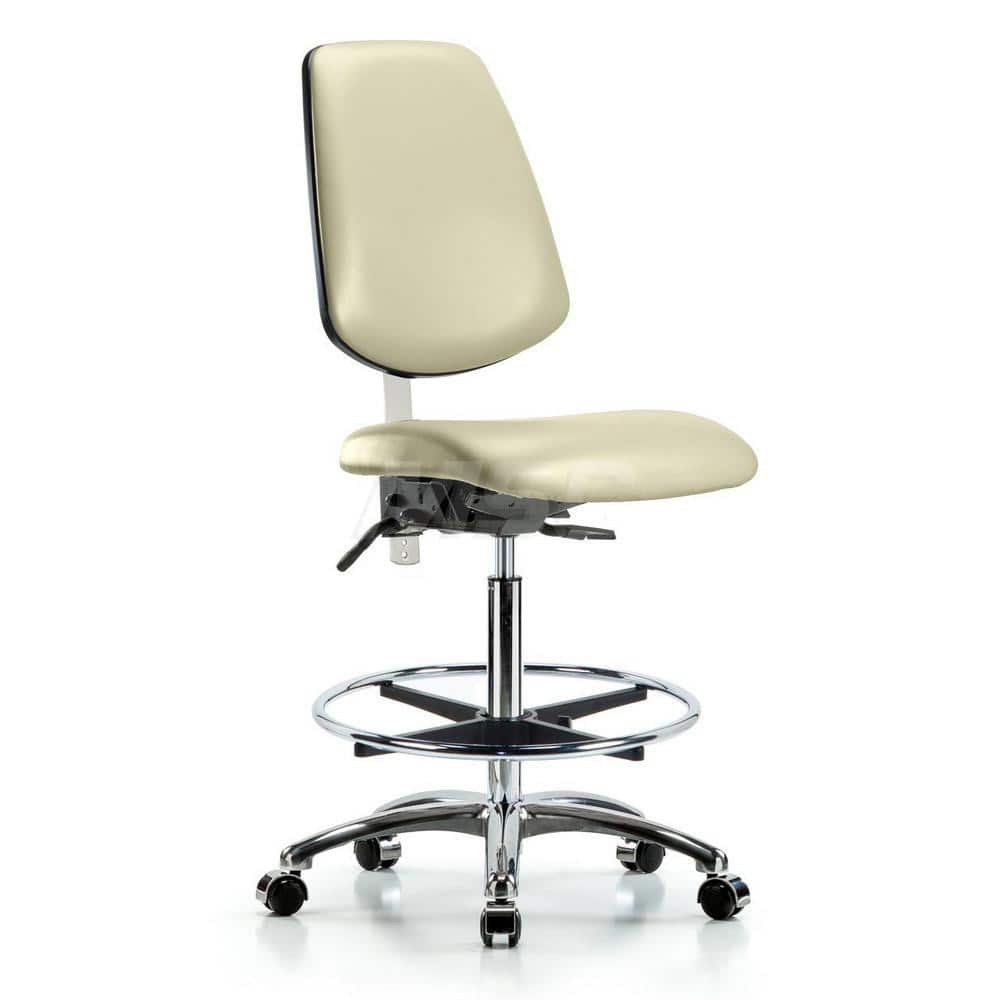 Task Chair: Vinyl, Adobe White