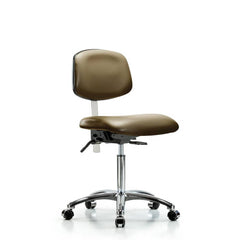 Task Chair: Vinyl, Taupe