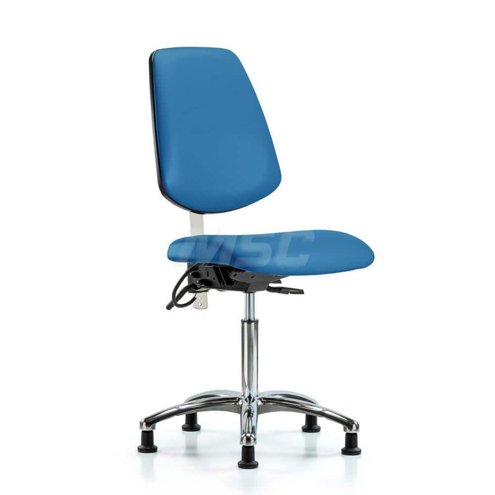 Task Chair: ESD Vinyl, Blue