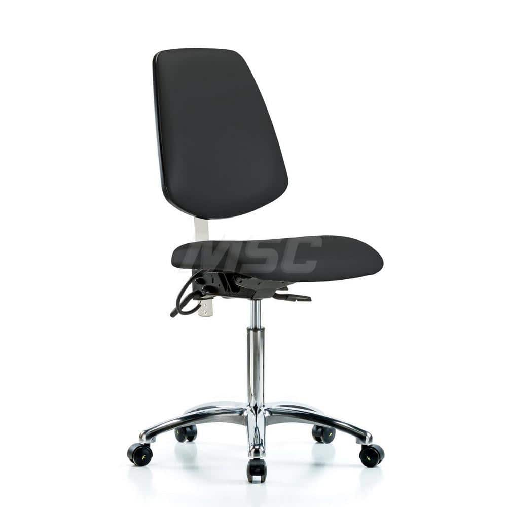 Task Chair: ESD Vinyl, Black