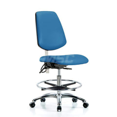 Task Chair: ESD Vinyl, Blue