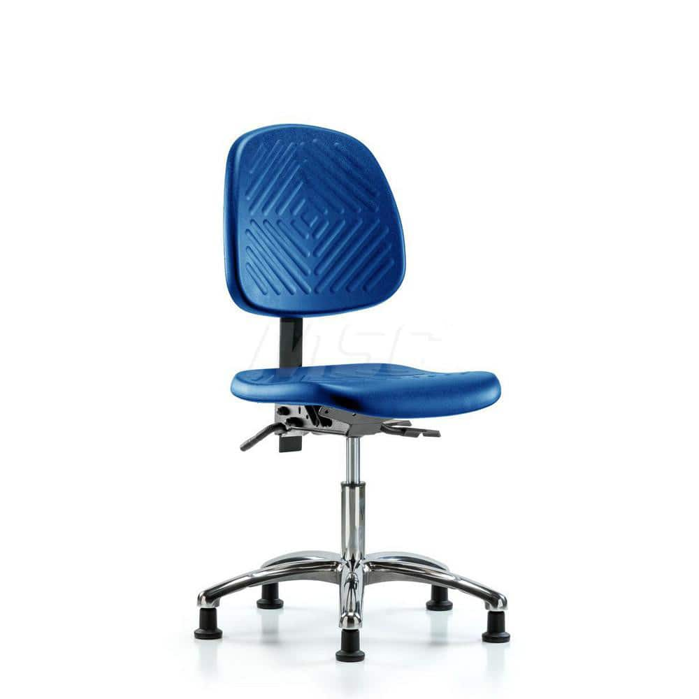 Task Chair: Polyurethane, Blue