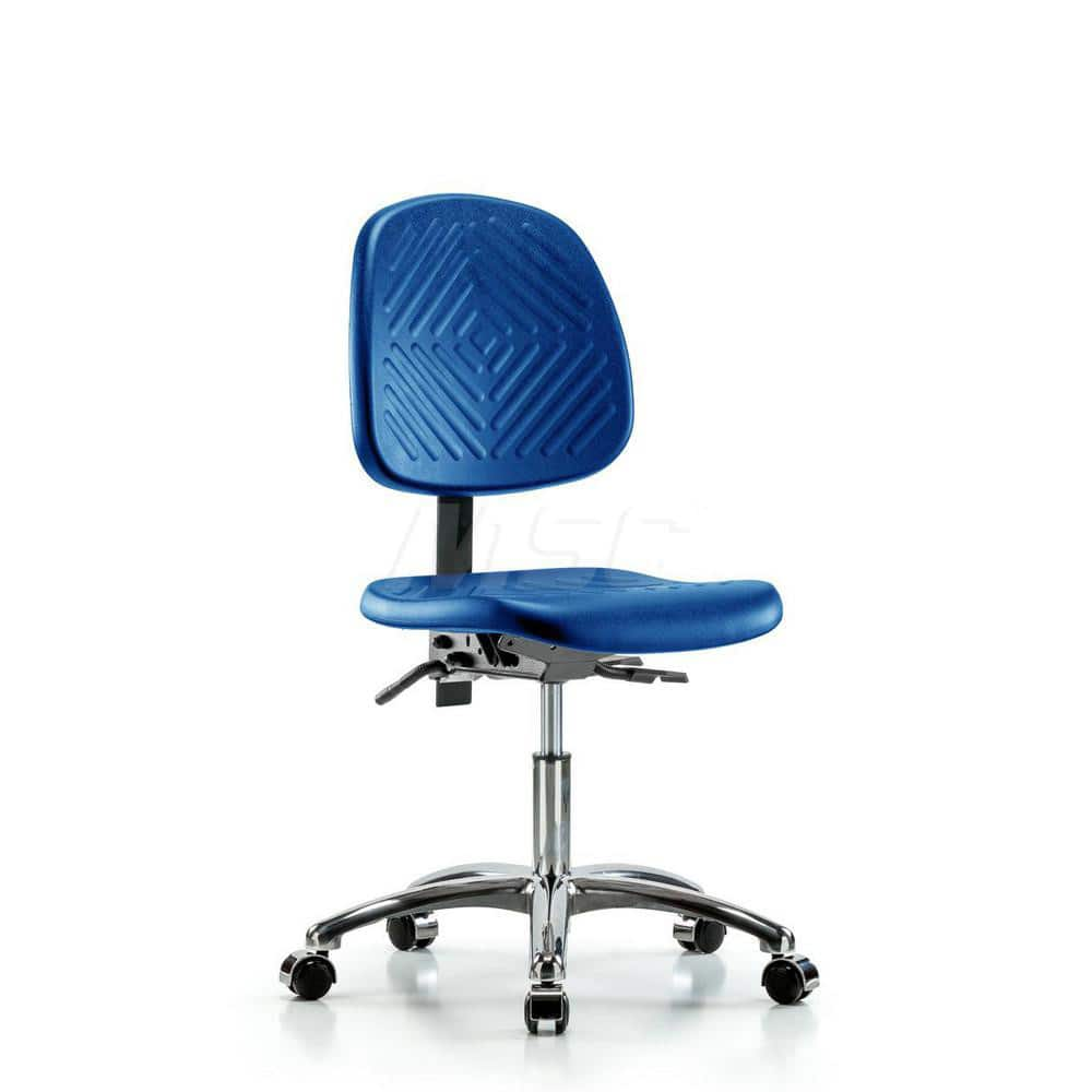 Task Chair: Polyurethane, Blue