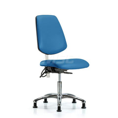 Task Chair: ESD Vinyl, Blue