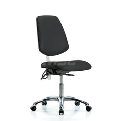 Task Chair: ESD Vinyl, Black