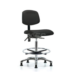 Task Chair: Vinyl, Black