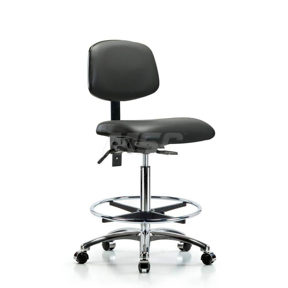 Task Chair: Vinyl, Carbon