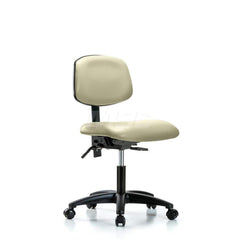 Task Chair: Vinyl, Adobe White