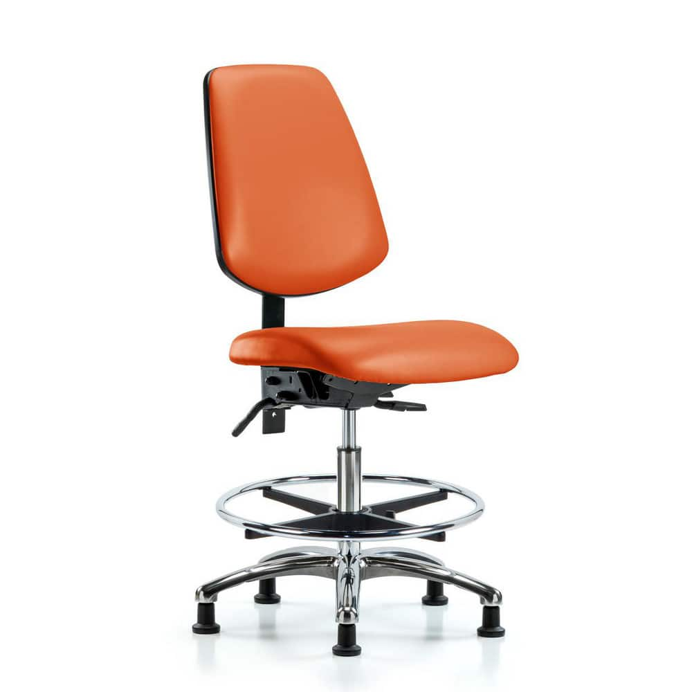 Task Chair: Vinyl, Orange Kist