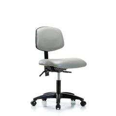 Task Chair: Vinyl, Dove