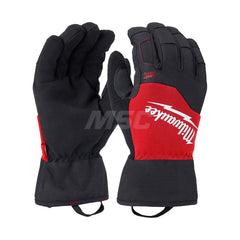 General Purpose Gloves: Size M, Polyester-Lined Black, Smooth Grip
