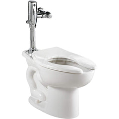 Toilets; Type: Toilet with Selectronic Exposed Battery Flush Valve; Bowl Shape: Elongated; Mounting Style: Floor; Gallons Per Flush: 1.6; Overall Height: 31-1/2; Overall Width: 14; Overall Depth: 28-1/4; Rim Height: 15; Trapway Size: 2-1/8; Rough In Size: