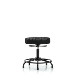 Adjustable Height Swivel Stool: Olefin, 24″ Seat Width, 24″ Seat Depth Round Height