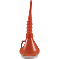 Funnel King - Oil Funnels & Can Oiler Accessories Type: Flexible Spout Material: Polyethylene - USA Tool & Supply