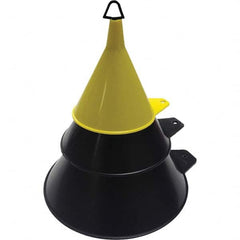 Funnel King - Oil Funnels & Can Oiler Accessories Type: Funnel Set Material: Polyethylene - USA Tool & Supply