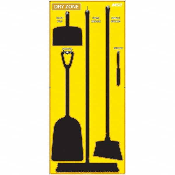 NMC - 30 x 68" Aluminum Composite Panel Shadow Board - USA Tool & Supply