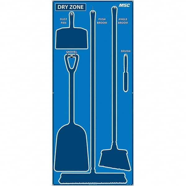 NMC - 30 x 68" Aluminum Composite Panel Shadow Board - USA Tool & Supply