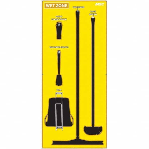 NMC - 30 x 68" Aluminum Shadow Board - USA Tool & Supply
