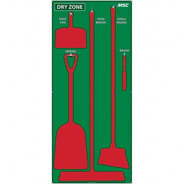 NMC - 30 x 68" Aluminum Shadow Board - USA Tool & Supply