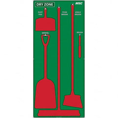 NMC - 30 x 68" Aluminum Shadow Board - USA Tool & Supply