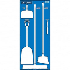 NMC - 30 x 68" Aluminum Shadow Board - USA Tool & Supply