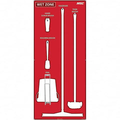 NMC - 30 x 68" Aluminum Shadow Board - USA Tool & Supply