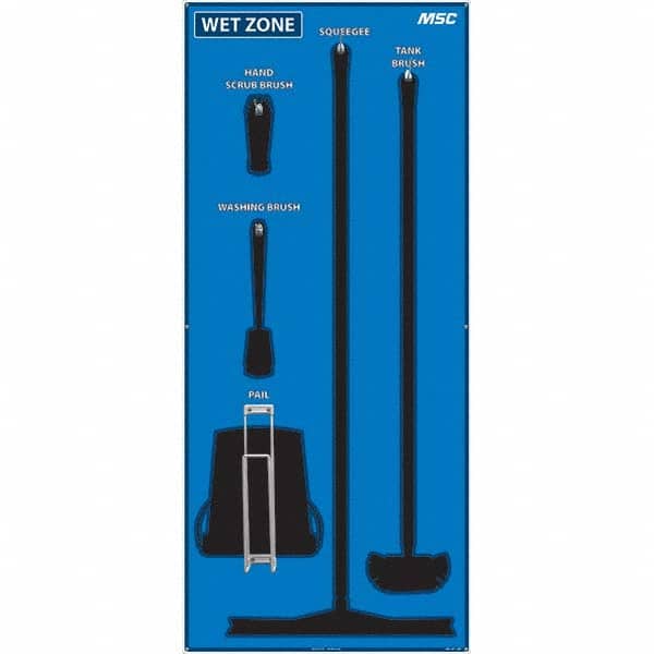 NMC - 30 x 68" Aluminum Composite Panel Shadow Board - USA Tool & Supply