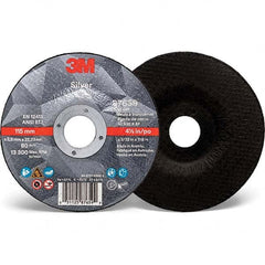 3M - Depressed-Center Wheels Wheel Diameter (Inch): 4-1/2 Wheel Thickness (Decimal Inch): 0.0940 - USA Tool & Supply