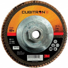 3M - Flap Discs Abrasive Type: Coated Flap Disc Type: Type 27 - USA Tool & Supply