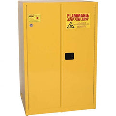 Eagle - Safety Cabinets Hazardous Chemical Type: Flammable and Combustible Liquids Color: Yellow - USA Tool & Supply