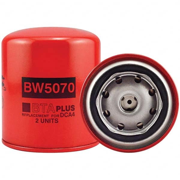 Baldwin Filters - 11/16 Thread 4-3/8" OAL x 3-11/16" OD Automotive Coolant Filter - USA Tool & Supply