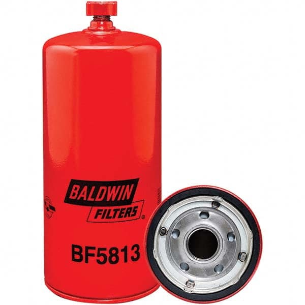 Baldwin Filters - 1 Thread 8-13/16" OAL x 3-11/16" OD Automotive Fuel/Water Separator Element - USA Tool & Supply