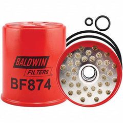 Baldwin Filters - 3-13/16" OAL x 3-15/32" OD Automotive Fuel Filter - USA Tool & Supply
