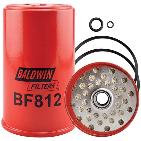 Baldwin Filters - 5-13/32" OAL x 3-15/32" OD Automotive Fuel Filter - USA Tool & Supply