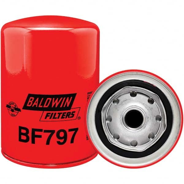 Baldwin Filters - 3/4 Thread 5-3/8" OAL x 3-11/16" OD Automotive Fuel Filter - USA Tool & Supply