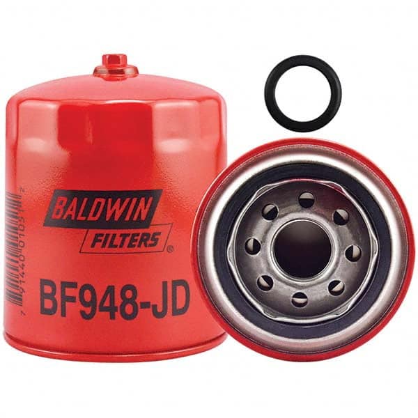 Baldwin Filters - 1 Thread 4-11/16" OAL x 3-11/16" OD Automotive Fuel Filter - USA Tool & Supply