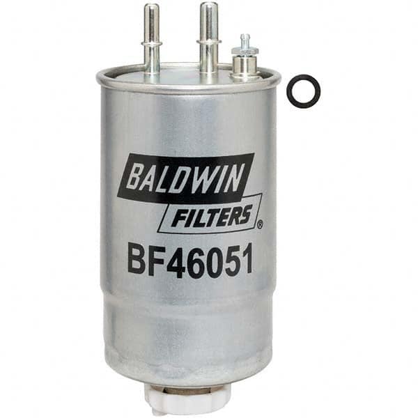 Baldwin Filters - 8-1/16" OAL x 3-1/2" OD Automotive Fuel Filter - USA Tool & Supply