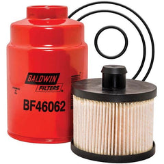 Baldwin Filters - 3-3/8 Thread 6-1/2" OAL x 4-1/32" OD Automotive Fuel Filter - USA Tool & Supply