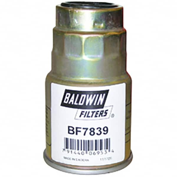 Baldwin Filters - 3/4 Thread 4-25/32" OAL x 2-3/32" OD Automotive Fuel Filter - USA Tool & Supply
